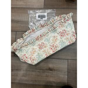 Longaberger VANITY Basket Liner VINTAGE BLOSSOMS floral Fabric NEW
